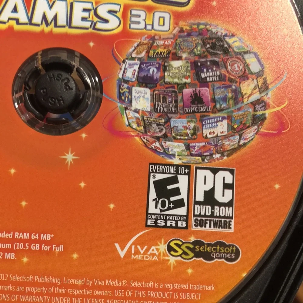 PC 500,000 games 3.0 games for windows DVD